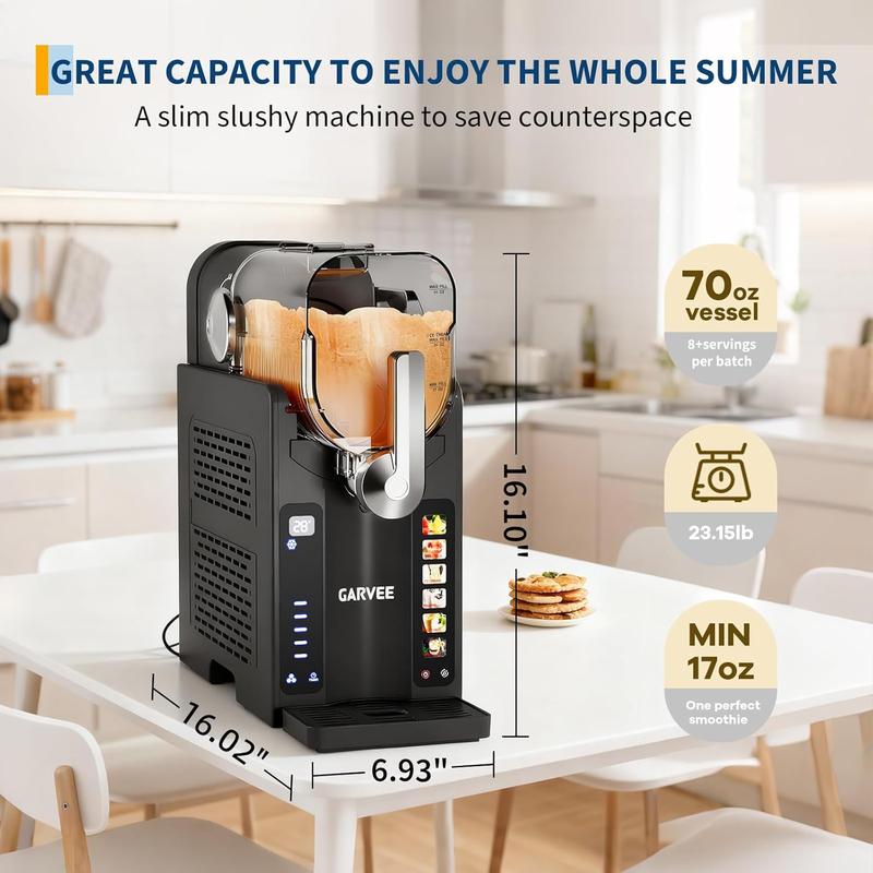 Slushie Machine for Home - 70 oz Ice-Free Frozen Drink Maker
